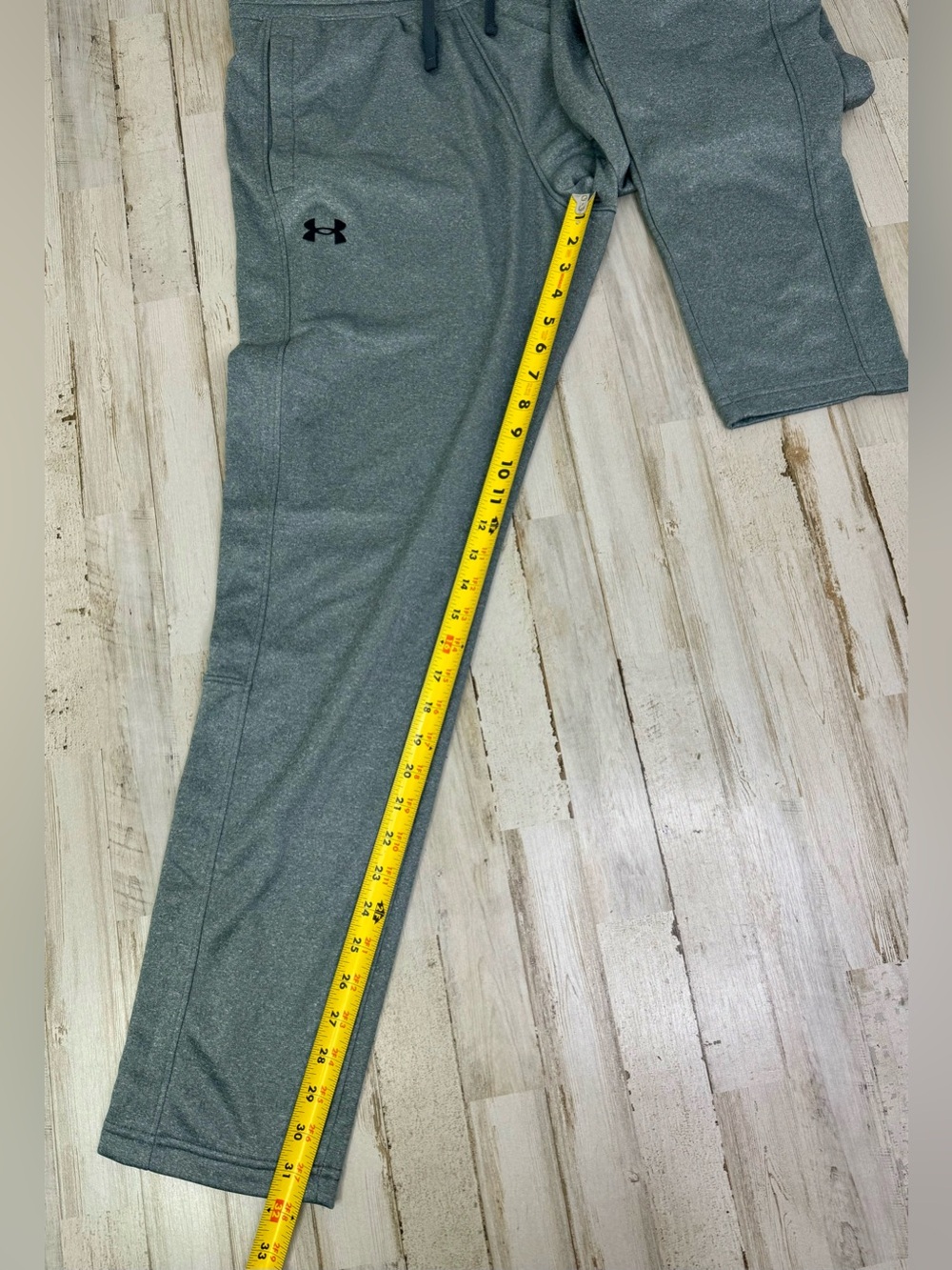 Under Armour Joggers Mens L Gray Loose Drawstring Fleece Pocket Sweatpants NWT - Picture 7 of 10